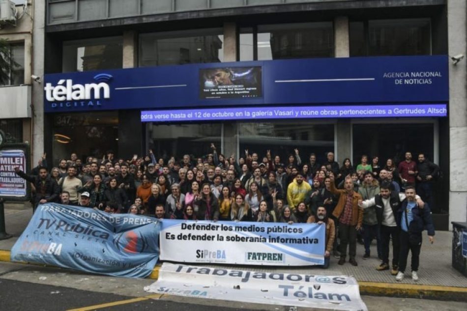 La respuesta de trabajadores y trabajadoras de Télam a Milei: “Acá no hay barrabravas, somos profesionales, queremos informar”