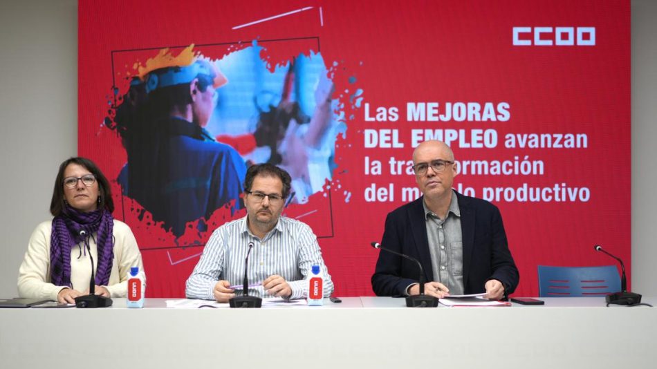 CCOO aboga por un cambio de modelo productivo y la reducción de la jornada laboral