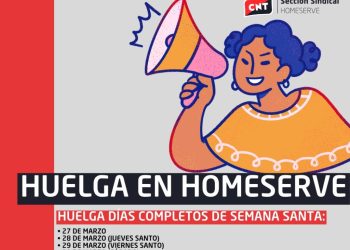 Convocada huelga a nivel nacional en Homeserve del 27 de marzo al 1 de abril