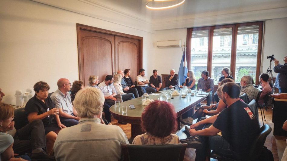 Querellantes contra el franquismo se reúnen con diputadas y diputados en Buenos Aires