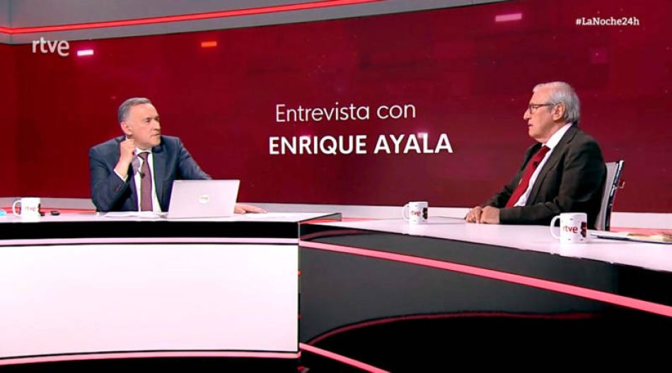 Nuevas declaraciones del General de Brigada retirado José Enrique de Ayala a RTVE