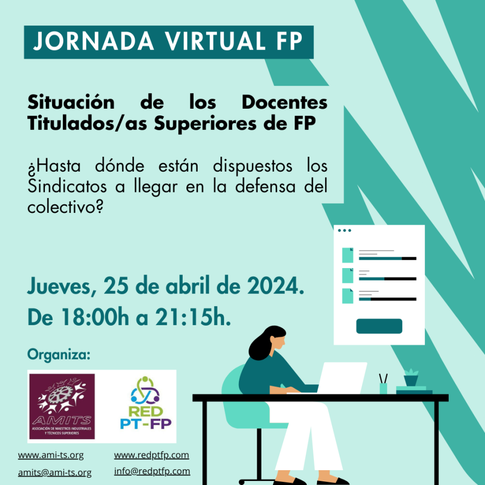 La situación de los Docentes Titulados/as Superiores de FP: ¿Hasta dónde están dispuestos los Sindicatos a llegar en la defensa del colectivo?