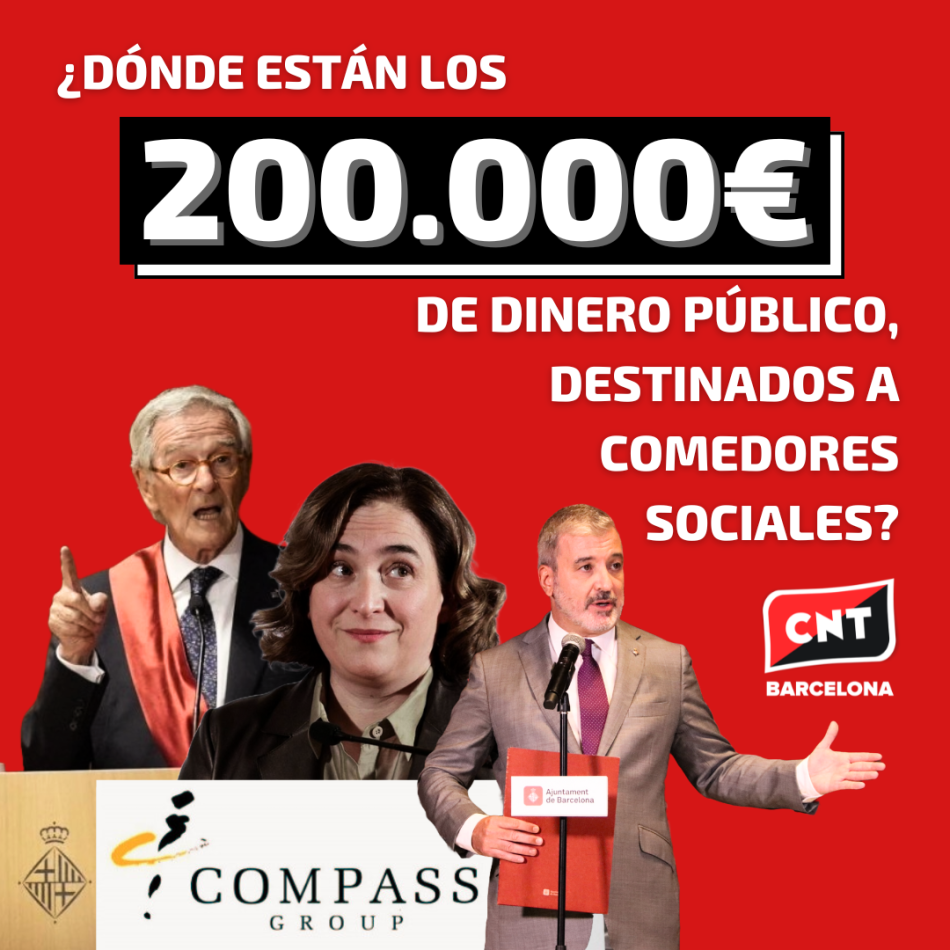 Eurest Compass Group se embolsa más de 200.000 euros de dinero público destinado a la nómina de trabajadoras del sector social en los últimos diez años
