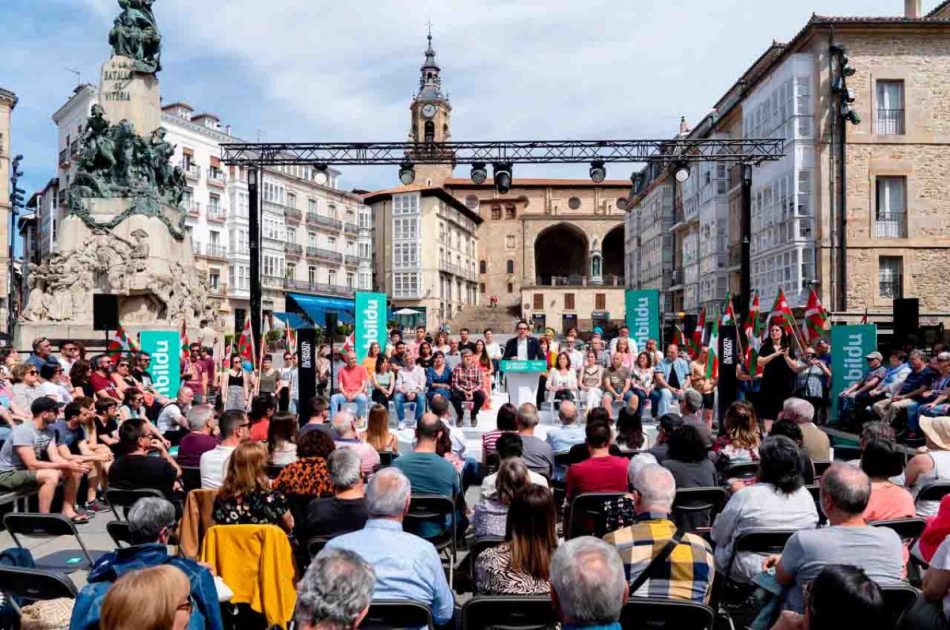 Pello Otxandiano: «EH Bildu quiere ser el punto de encuentro de quienes quieren el cambio, una nueva forma de hacer política»