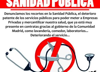 En defensa de la Sanidad Pública, manifestación en Carabanchel: jueves 25 de abril