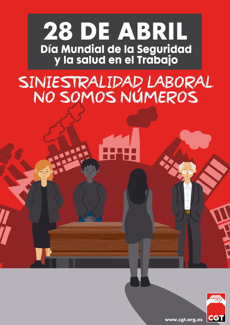 CGT denuncia que ante la siniestralidad laboral “no somos números”