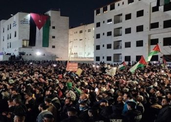 Pueblo de Jordania se manifiesta en apoyo a Gaza