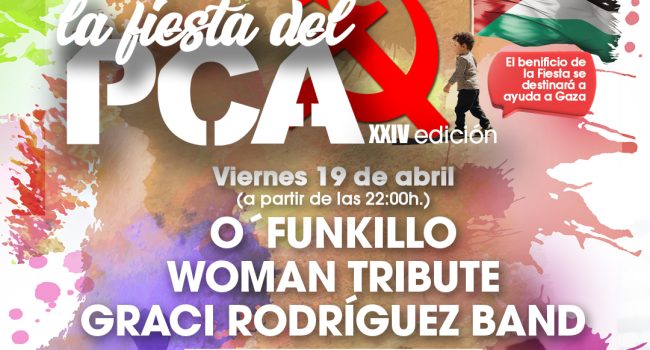 La Fiesta del PCA despierta en Córdoba este viernes con la celebración de su XXIV Edición