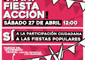 Hortaleza (Madrid) se manifiesta en defensa de sus fiestas vecinales este sábado