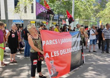 Parcs i Jardins es manifestarà davant el consell d’administració en contra de la imposició del torn de tarda