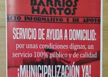 Barrios Hartos se solidariza con las trabajadoras del servicio de ayuda a domicilio acampadas en Plaza Nueva (Sevilla)