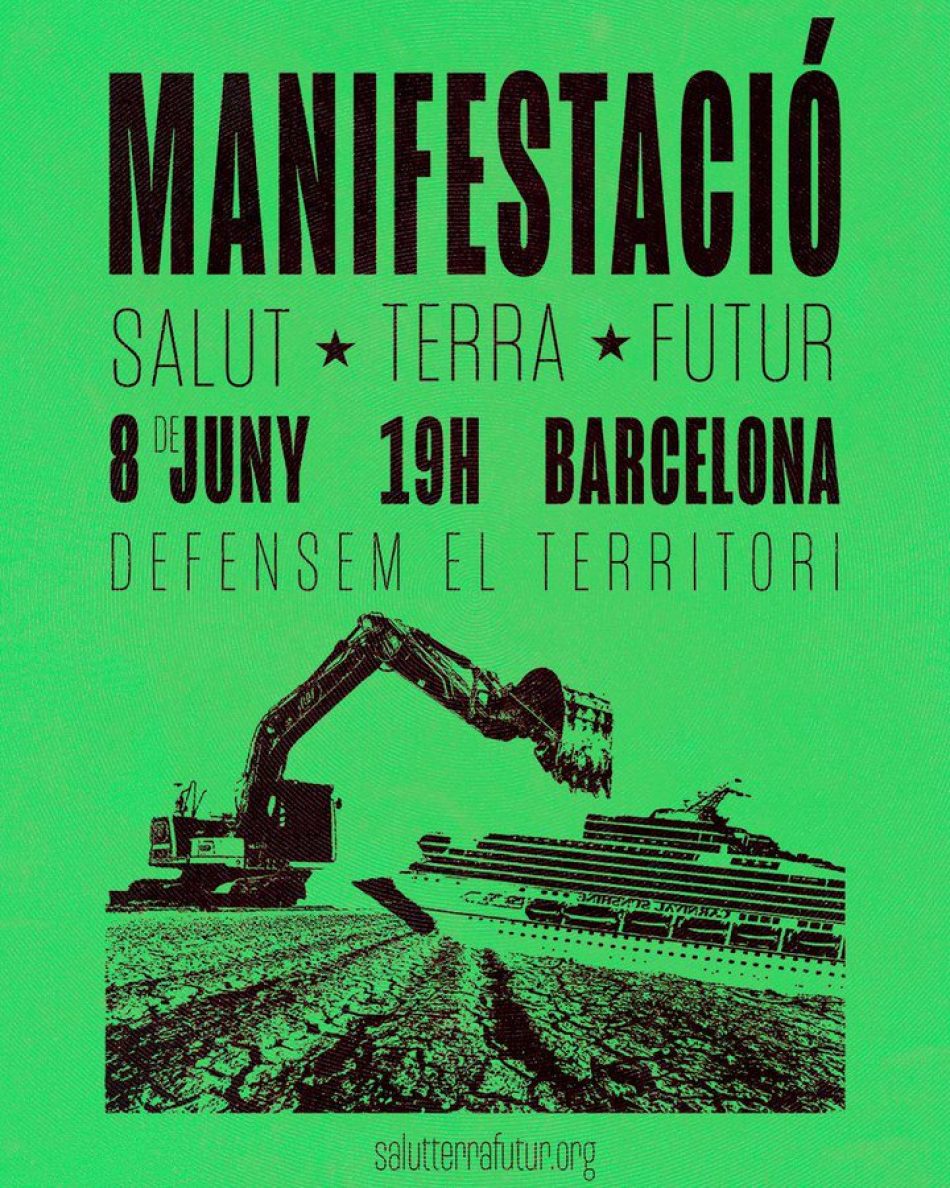 Organitzacions juvenils i ecologistes convoquen una manifestació ecologista el 8 de juny a Barcelona