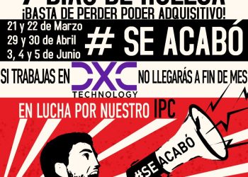 Nuevo golpe de mano de la plantilla de tecnilógica en la huelga del 29 de abril en Accenture