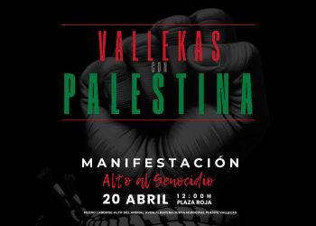 La Asamblea de Vallekas con Palestina convoca una manifestación para exigir el alto al genocidio del pueblo palestino