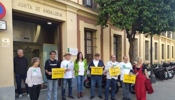 Greenpeace y Ecologistas en Acción presenta manifiesto contra la reapertura de la mina de Aználcollar y sus vertidos 26 años después del desastre