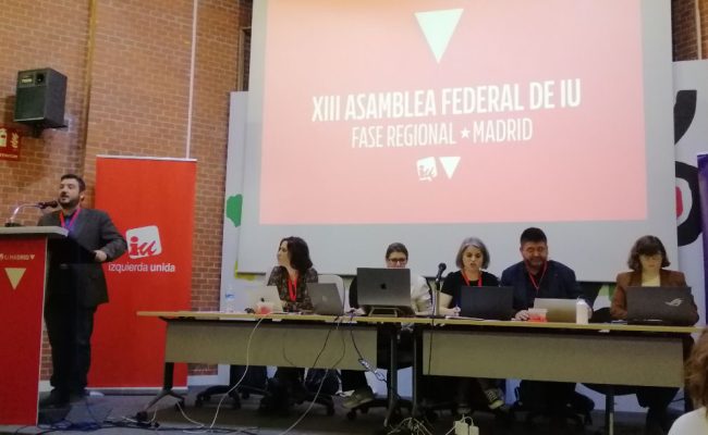IU Madrid rechaza ir con Sumar a las elecciones europeas