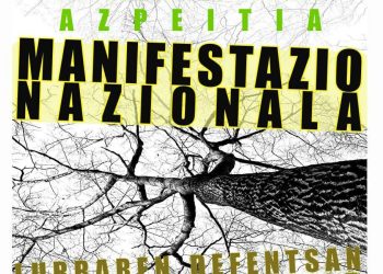 La red EH Bizirik llama a la manifestación y a los encuentros en defensa del territorio de este sábado en Azpeitia