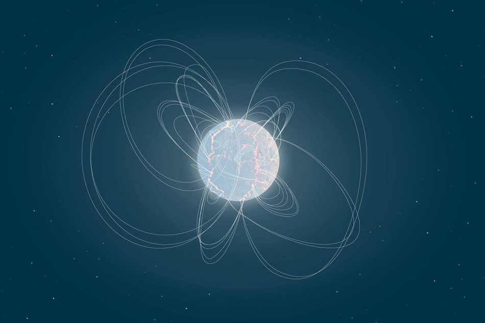 La llamarada gigante de un magnetar llega desde una galaxia cercana