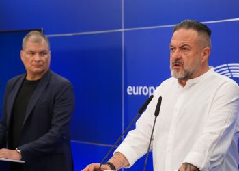 Manu Pineda exige junto a Rafael Correa en Bruselas que la Unión Europea active todos los mecanismos de presión para conseguir la liberación de Jorge Glas