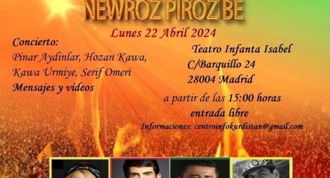 Concierto de música kurda en el Teatro Infanta Isabel. 22 de Abril