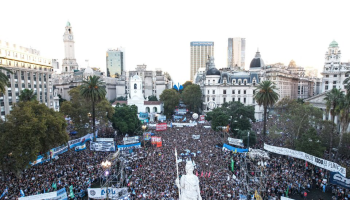Plebiscito. Argentina vetó a Milei en las calles