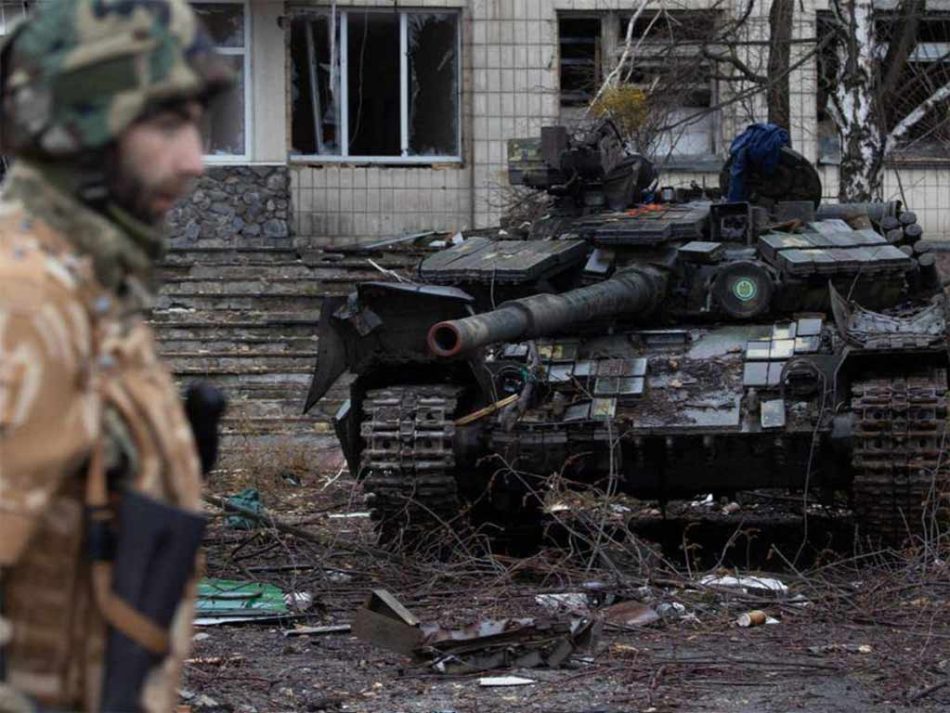 Tropas ucranianas abandonan fortificaciones en Krasnogórovka