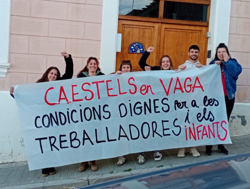 La huelga en el Centro de Acogida Estels sigue siendo un éxito de participación y se activa la caja de resistencia confederal de la CNT