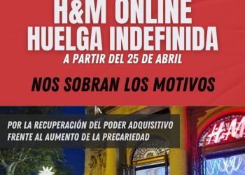 Trabajadoras de Atención al Cliente de H&M en Barcelona inician una huelga indefinida