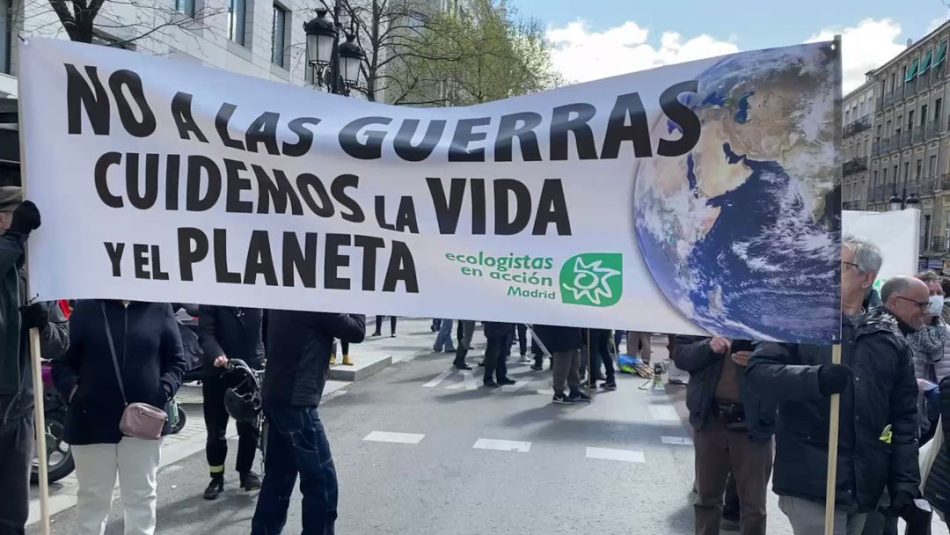 Ecologistas en Acción: «La única respuesta a la escalada bélica en Oriente Medio es el pacifismo»