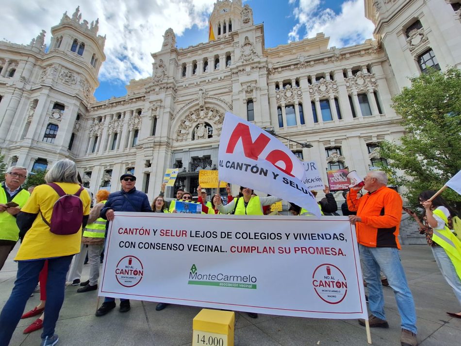 Montecarmelo entrega 14.000 firmas a favor de la reubicación del megacantón y SELUR lejos de colegios y viviendas