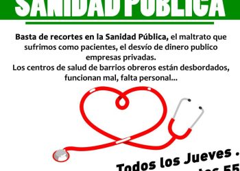 La manifestación en defensa de la Sanidad Pública en Carabanchel, comenzará a las 19 horas este jueves