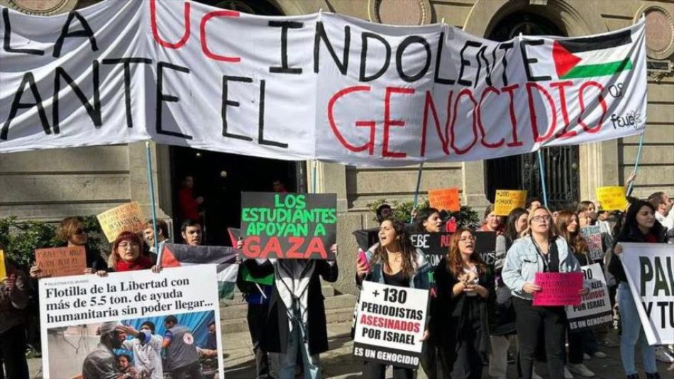 Estudiantes chilenos exigen a universidad PUC romper nexos con Israel