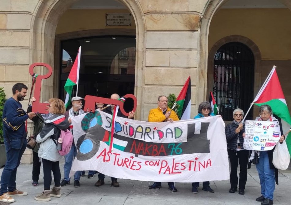 La Plataforma Solidaria Asturies con Palestina convoca nueva manifestación en Xixón el 19 de mayo: «Paremos en genocidio en Palestina»