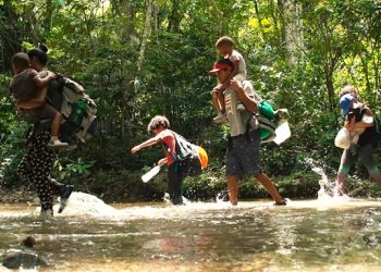 Más de 30 mil niños migrantes cruzaron el Darién  (entre Colombia y Panamá) en cuatro meses