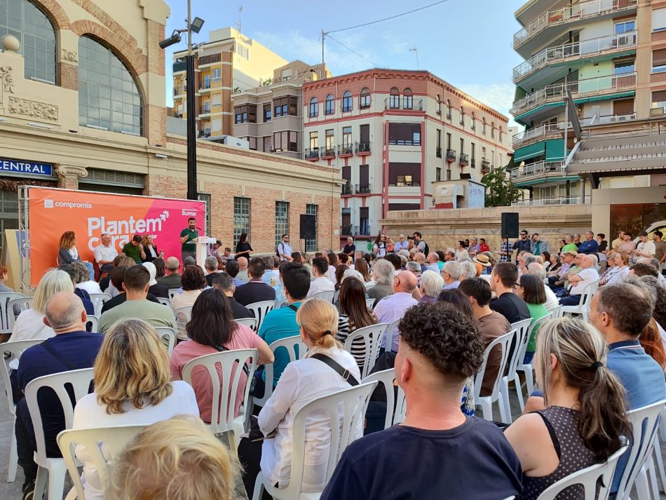 Compromís-Sumar anima al voto para hacer frente a la extrema derecha, avanzar en derechos y libertades en una Europa que no quiere volver al blanco y negro