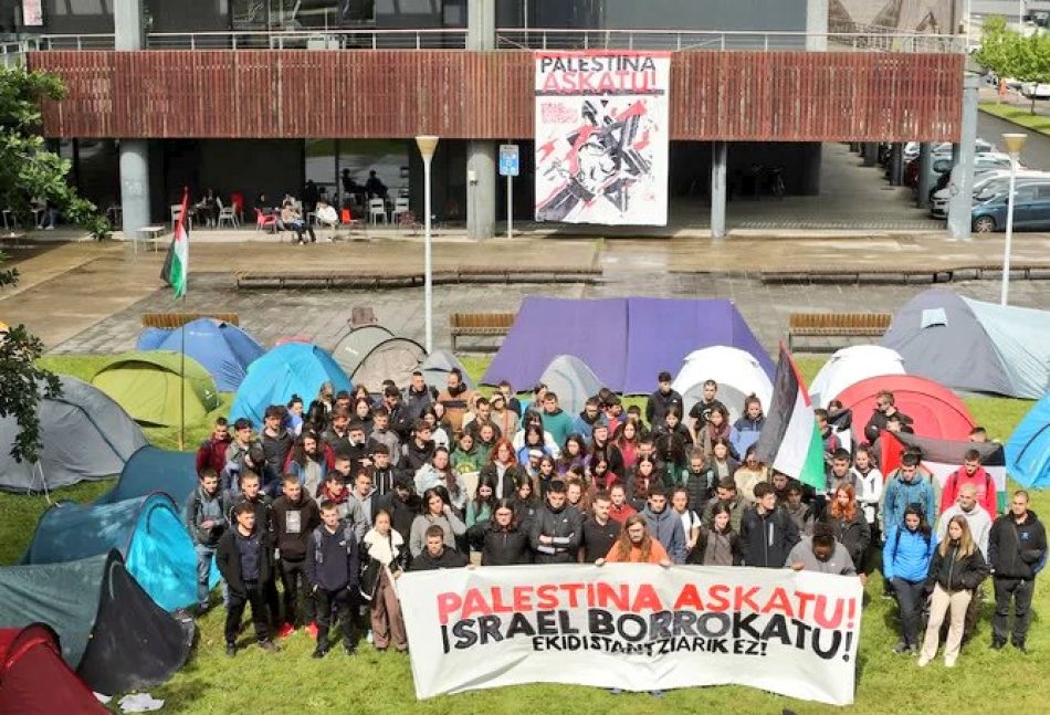 Estudiantes y trabajadores/as del País Vasco convocan manifestación en Bilbao «por una Universidad libre de Apartheid y Genocidio»