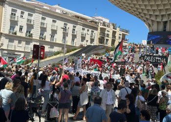 Andalucía con Palestina califica el comportamiento policial de esta sábado de “atropello antidemocrático”