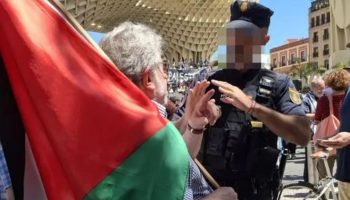 APDHA muestra su indignación por la actuación policial en Sevilla durante la última manifestación en solidaridad con el pueblo palestino