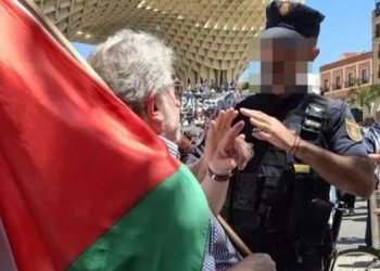 APDHA muestra su indignación por la actuación policial en Sevilla durante la última manifestación en solidaridad con el pueblo palestino