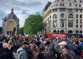 Miles de personas protestaron en París contra la masacre de Israel contra los palestinos del campo de refugiados de Rafah