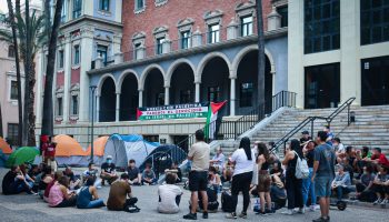 La Acampada Por Palestina de la Universidad de Murcia hace una llamamiento a la unión social para lograr la rotura de relaciones de España con Israel