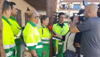IU Madrid apoya a la plantilla de limpieza viaria de Ciempozuelos