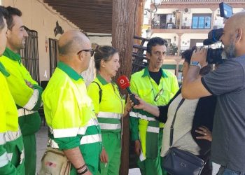 IU Madrid apoya a la plantilla de limpieza viaria de Ciempozuelos