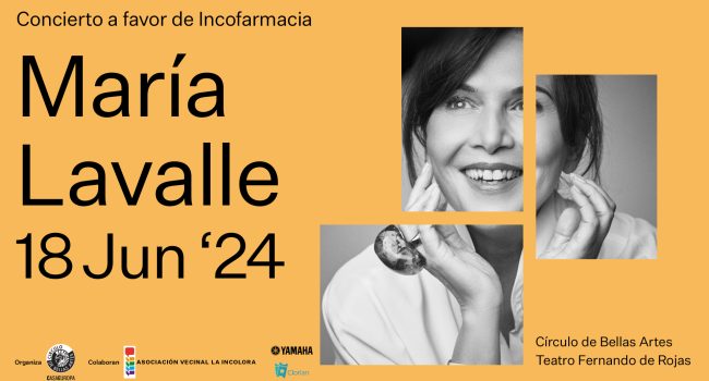 María Lavalle ofrece un concierto en Madrid en apoyo de Incofarmacia, proyecto de Villaverde contra la pobreza farmacéutica