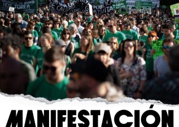 El Sindicato de Trabajadores y Trabajadoras de la Enseñanza de Madrid (STEM) valora la jornada de huelga del pasado día 8 y llama a la movilización del 21 de mayo