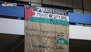Estudiantes de Universidad de São Paulo se suman a protestas por Gaza