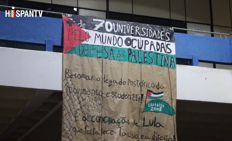 Estudiantes de Universidad de São Paulo se suman a protestas por Gaza