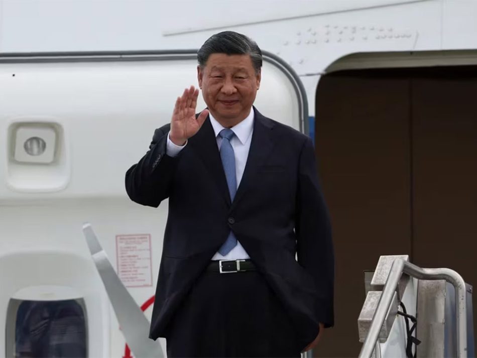 El presidente de China arranca su gira europea en Francia