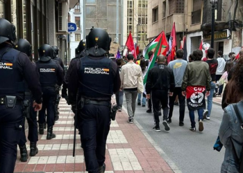 Comunicat davant la repressió policial patida durant el 1r de Maig a Castelló de la Plana