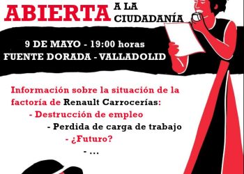 CGT Renault convoca una asamblea abierta a la ciudadanía de Valladolid para explicar la situación de Carrocerías